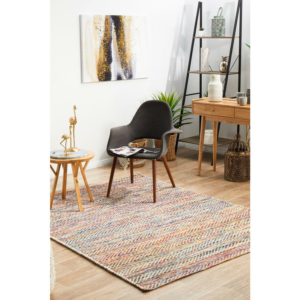 Oslo 711 Multi Colour Modern Hand Made Wool Rug - Rugs Of Beauty - 3