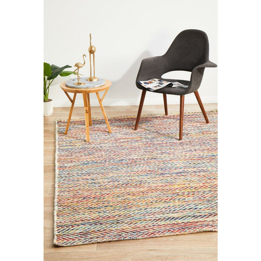 Oslo 711 Multi Colour Modern Hand Made Wool Rug - Rugs Of Beauty - 2