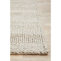 Oslo 714 Grey Modern Hand Made Wool Rug - Rugs Of Beauty - 6