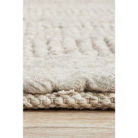 Oslo 714 Grey Modern Hand Made Wool Rug - Rugs Of Beauty - 7