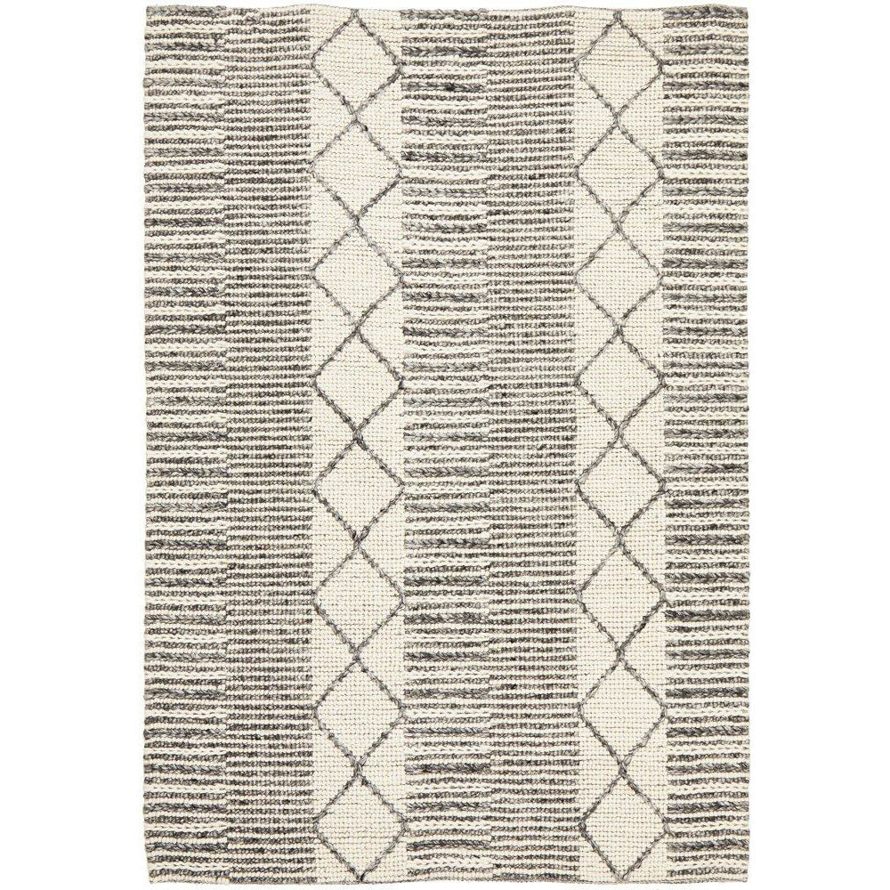 Oslo 716 Grey Modern Hand Made Wool Rug - Rugs Of Beauty - 1