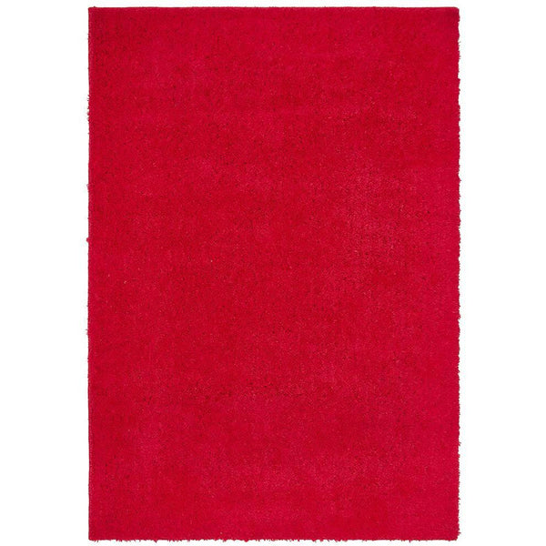 Arnhem Contemporary Pink Microfiber Soft Shaggy Rug - Rugs Of Beauty - 1
