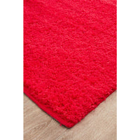 Arnhem Contemporary Pink Microfiber Soft Shaggy Rug - Rugs Of Beauty - 3