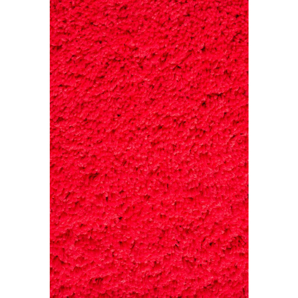 Arnhem Contemporary Pink Microfiber Soft Shaggy Rug - Rugs Of Beauty - 6