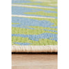Coogee 4451 Green Blue Leaves Indoor Outdoor Modern Rug - Rugs Of Beauty - 8