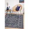 Coogee 4454 Navy Blue Tribal Indoor Outdoor Traditional Rug - Rugs Of Beauty - 4