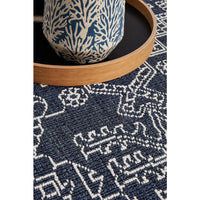 Coogee 4454 Navy Blue Tribal Indoor Outdoor Traditional Rug - Rugs Of Beauty - 5