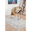 Coogee 4454 White Grey Tribal Indoor Outdoor Traditional Rug - Rugs Of Beauty - 3