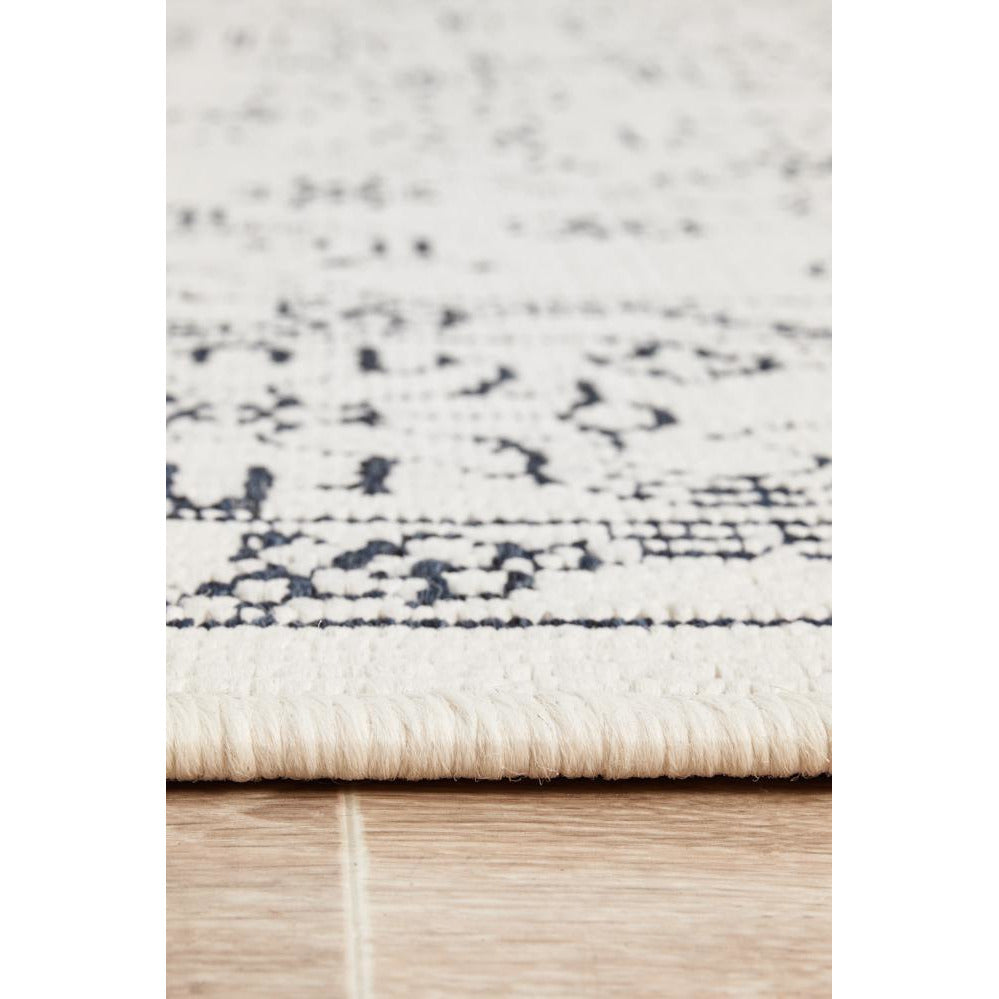 Coogee 4454 White Grey Tribal Indoor Outdoor Traditional Rug - Rugs Of Beauty - 8