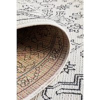 Coogee 4454 White Grey Tribal Indoor Outdoor Traditional Rug - Rugs Of Beauty - 9