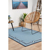 Coogee 4455 Blue Indoor Outdoor Modern Rug - Rugs Of Beauty - 3