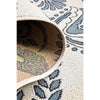 Coogee 4456 White Blue Hummingbirds Floral Indoor Outdoor Modern Rug - Rugs Of Beauty - 9