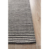 Avesta 1756 Black White Stripe Modern Scandinavian Wool Rug - Rugs Of Beauty - 7