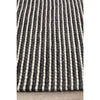 Avesta 1756 Black White Stripe Modern Scandinavian Wool Rug - Rugs Of Beauty - 8
