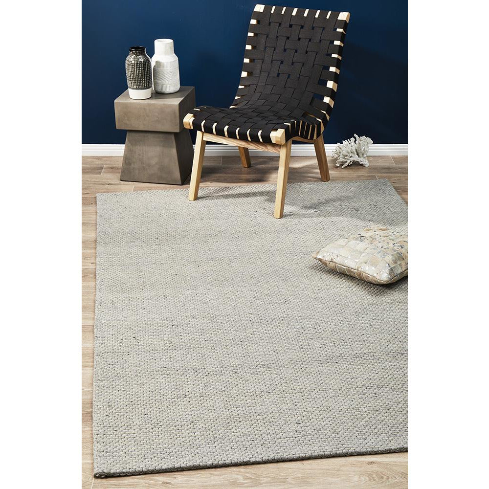 Avesta 1756 Grey Modern Scandinavian Wool Rug - Rugs Of Beauty - 2