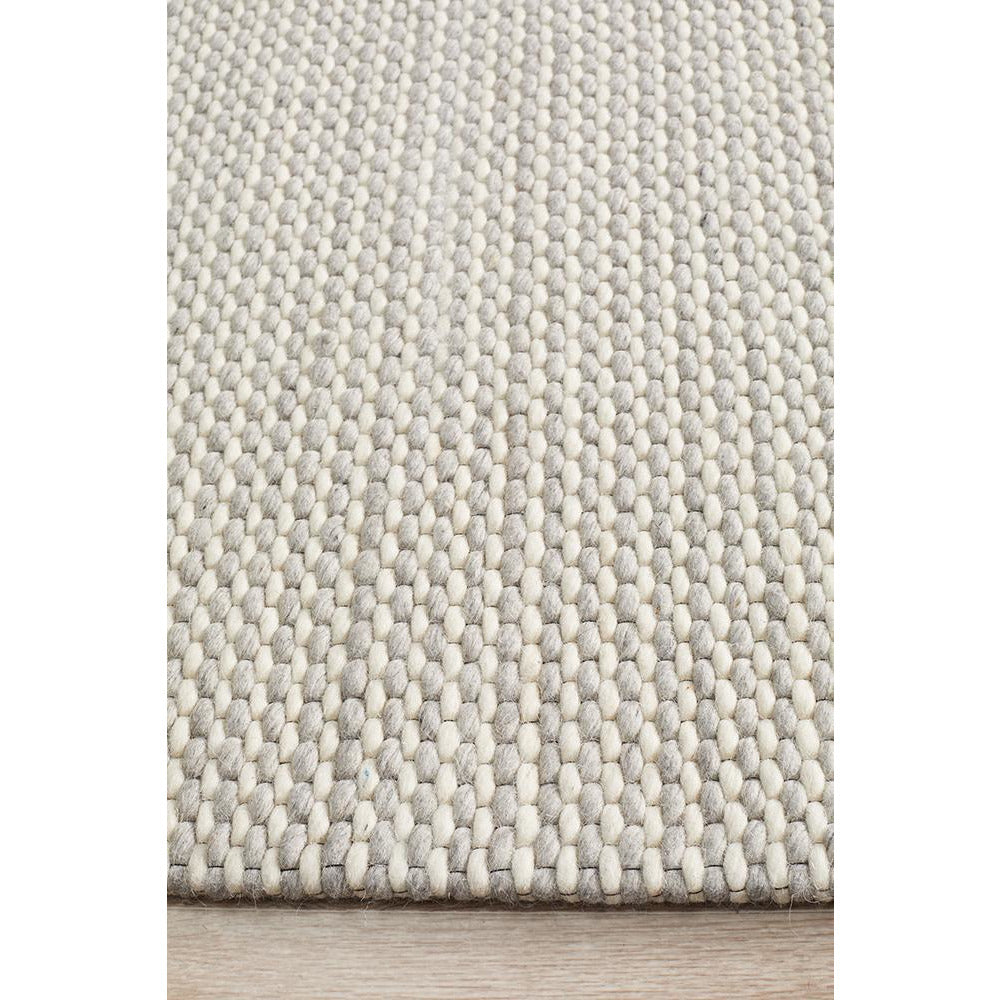 Avesta 1756 Silver Beige Modern Scandinavian Wool Rug - Rugs Of Beauty - 8