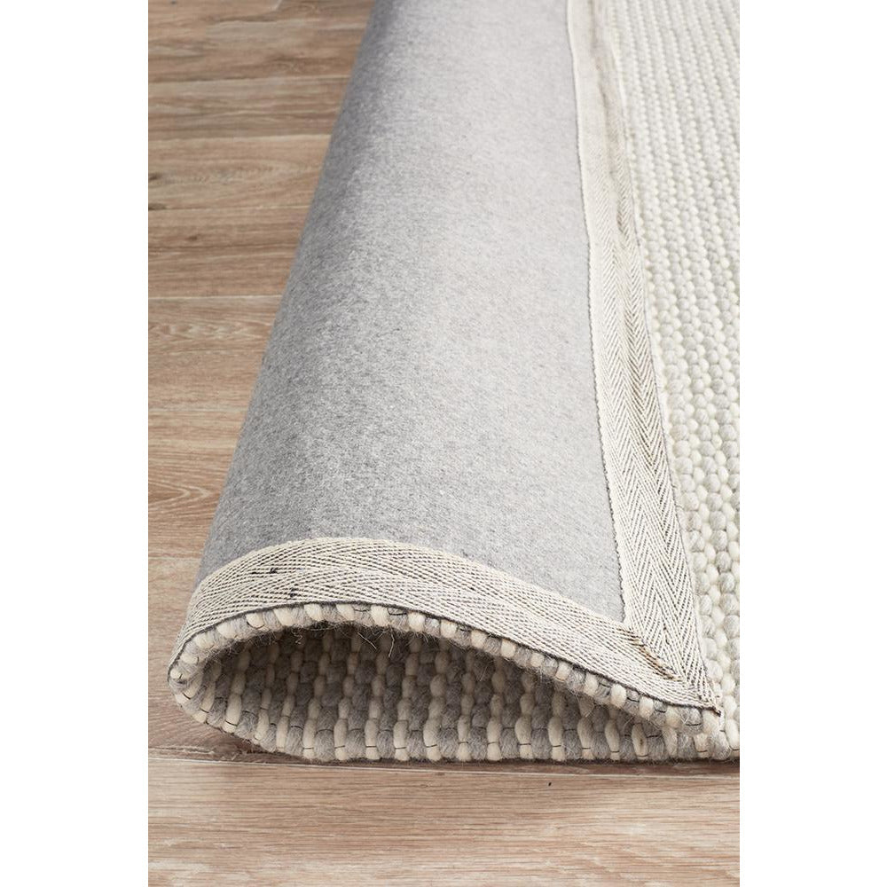 Avesta 1756 Silver Beige Modern Scandinavian Wool Rug - Rugs Of Beauty - 10