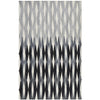 Avesta 1758 Black Multi Coloured Weave Pattern Modern Scandinavian Wool Rug - Rugs Of Beauty - 1