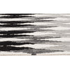 Avesta 1758 Black Multi Coloured Weave Pattern Modern Scandinavian Wool Rug - Rugs Of Beauty - 6