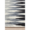 Avesta 1758 Black Multi Coloured Weave Pattern Modern Scandinavian Wool Rug - Rugs Of Beauty - 8
