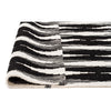 Avesta 1758 Black Multi Coloured Weave Pattern Modern Scandinavian Wool Rug - Rugs Of Beauty - 10