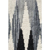 Avesta 1758 Black Multi Coloured Weave Pattern Modern Scandinavian Wool Rug - Rugs Of Beauty - 9