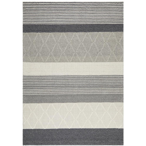Avesta 1761 Silver Grey Beige Modern Scandinavian Wool Rug - Rugs Of Beauty - 1