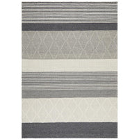 Avesta 1761 Silver Grey Beige Modern Scandinavian Wool Rug - Rugs Of Beauty - 1