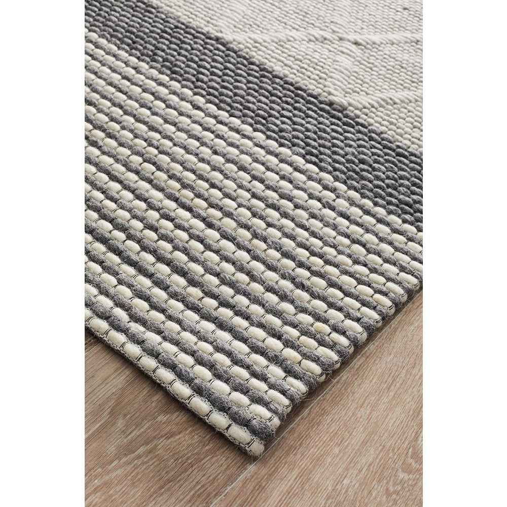 Avesta 1761 Silver Grey Beige Modern Scandinavian Wool Rug - Rugs Of Beauty - 3