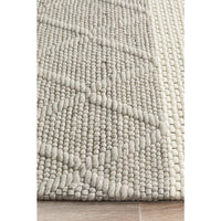 Avesta 1761 Silver Grey Beige Modern Scandinavian Wool Rug - Rugs Of Beauty - 6