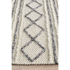 Avesta 1763 Beige Grey Patterned Modern Scandinavian Wool Viscose Rug - Rugs Of Beauty - 5