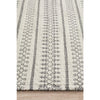 Avesta 1764 Silver Grey Beige Patterned Modern Scandinavian Wool Rug - Rugs Of Beauty - 5