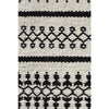 Avesta 1764 White Black Patterned Modern Scandinavian Wool Rug - Rugs Of Beauty - 9