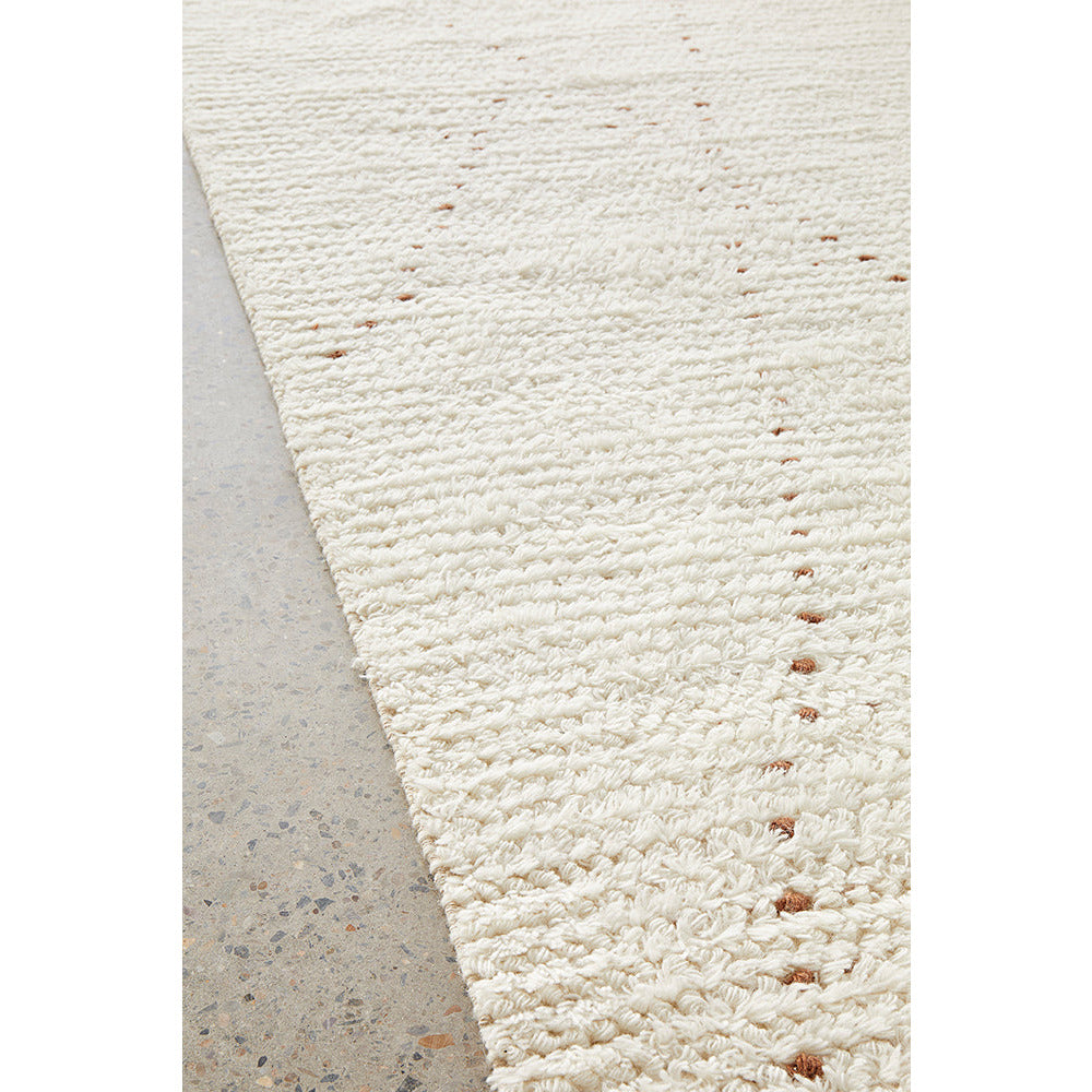Glacier 451 Natural Wool Cotton Rug - Rugs Of Beauty - 6