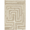 Glacier 453 Neutral Textured Modern Wool Rug - Rugs Of Beauty - 1
