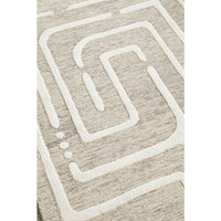 Glacier 453 Neutral Textured Modern Wool Rug - Rugs Of Beauty - 4