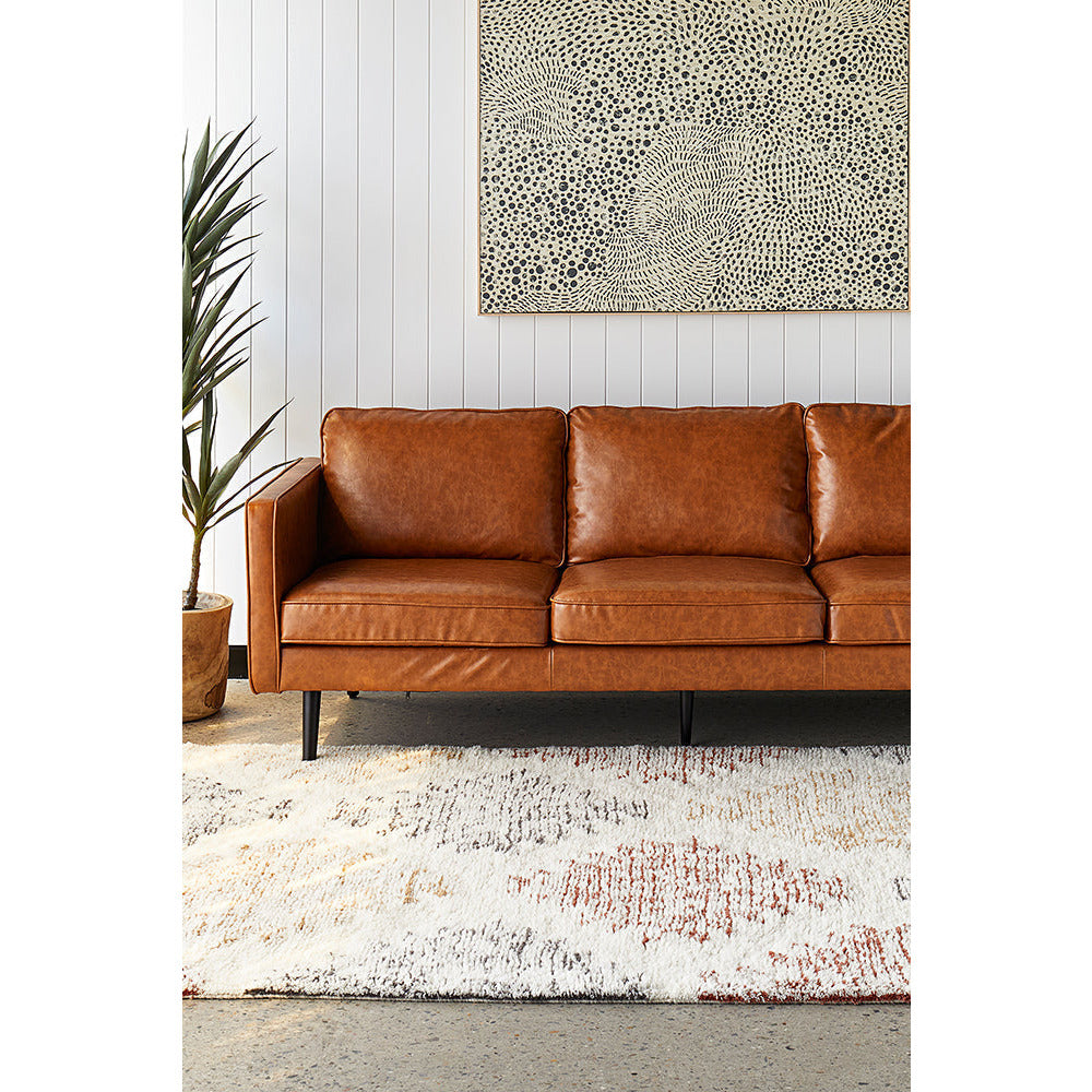 Glacier 454 Multi Colour Modern Patterned Wool Cotton Rug - Rugs Of Beauty - 2