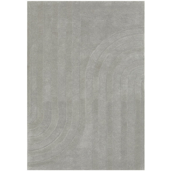 Glacier 456 Grey Wool Viscose Rug - Rugs Of Beauty - 1