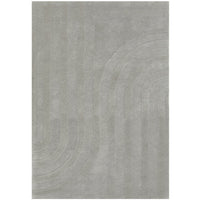 Glacier 456 Grey Wool Viscose Rug - Rugs Of Beauty - 1