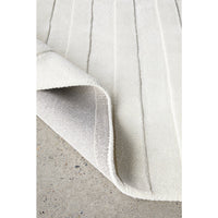 Glacier 456 White Wool Viscose Rug - Rugs Of Beauty - 5