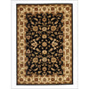 Charook 2376 Black Traditional Pattern Ivory Border Rug - Rugs Of Beauty - 1