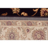 Charook 2376 Black Traditional Pattern Ivory Border Rug - Rugs Of Beauty - 6
