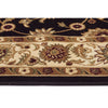 Charook 2376 Black Traditional Pattern Ivory Border Runner Rug - Rugs Of Beauty - 3