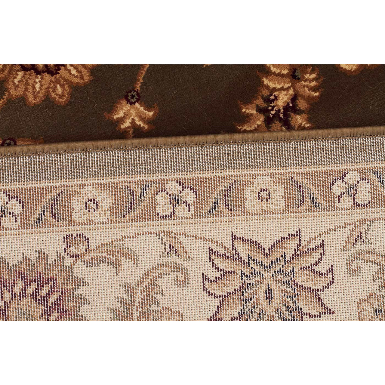 Charook 2376 Green Traditional Pattern Ivory Border Runner Rug - Rugs Of Beauty - 5