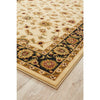 Charook 2376 Ivory Traditional Pattern Black Border Rug - Rugs Of Beauty - 4