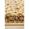 Charook 2376 Ivory Traditional Pattern Black Border Rug - Rugs Of Beauty - 6