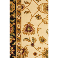 Charook 2376 Ivory Traditional Pattern Black Border Runner Rug - Rugs Of Beauty - 3