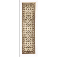 Charook 2376 Ivory Traditional Pattern Ivory Border Runner Rug - Rugs Of Beauty - 1