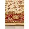 Charook 2376 Ivory Traditional Pattern Red Border Rug - Rugs Of Beauty - 6