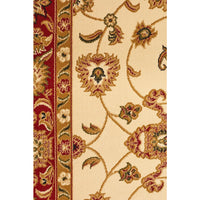 Charook 2376 Ivory Traditional Pattern Red Border Rug - Rugs Of Beauty - 7